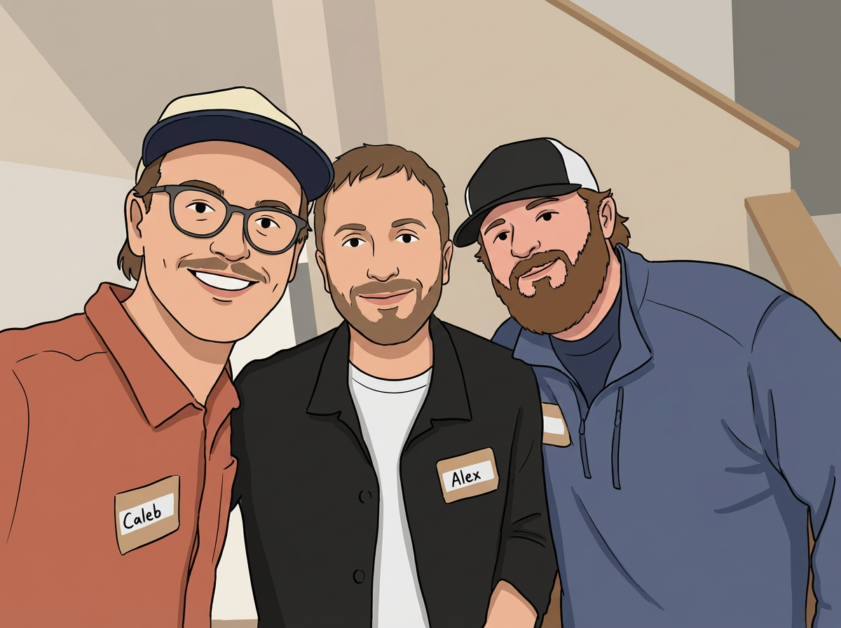 The Founders: Caleb, Alex, and Josh